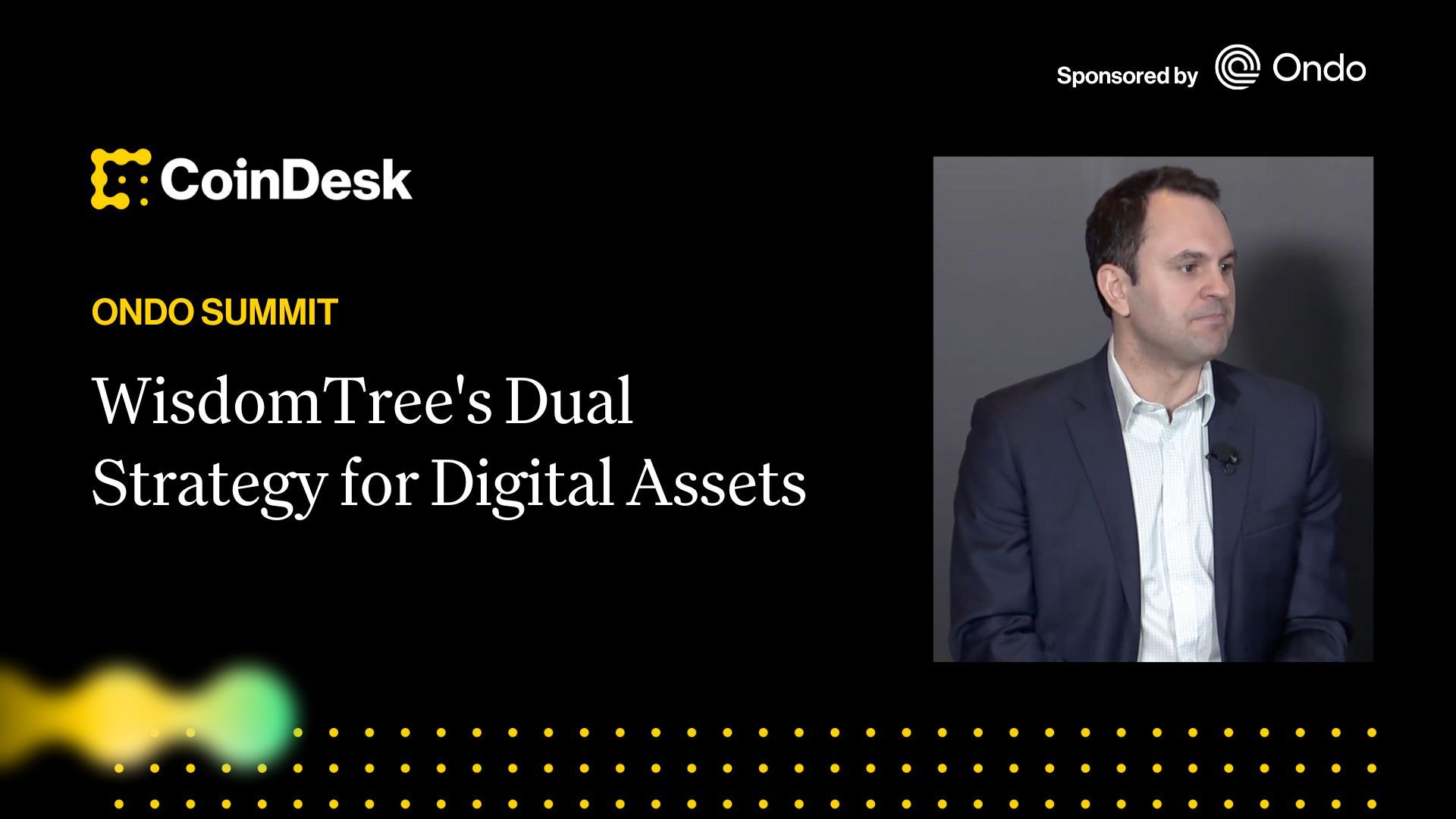 WisdomTree's Dual Strategy for Digital Assets