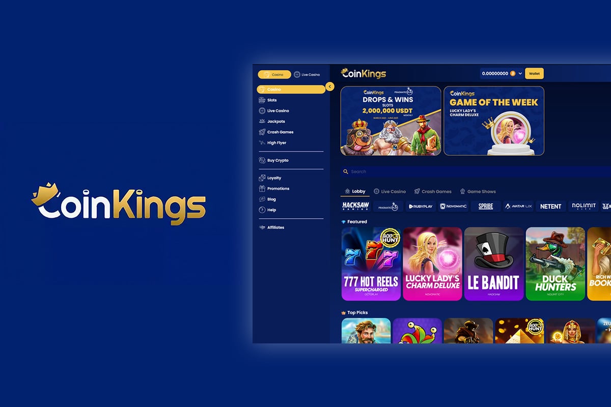 CoinKings Review: Crypto Casino With 100% Bonus & 100 Free Spins, Legit?