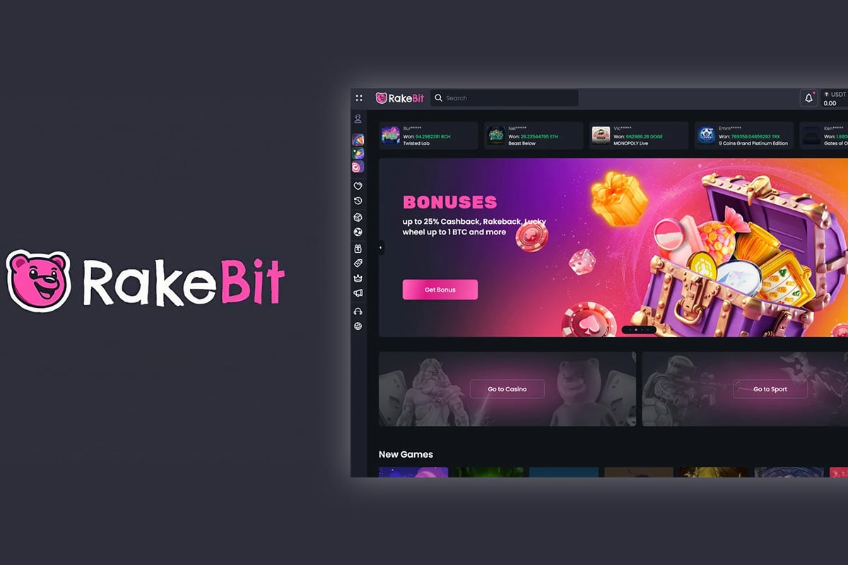 Rakebit Review: Crypto Casino With Welcome & 200 Free Spins, Is it Legit?