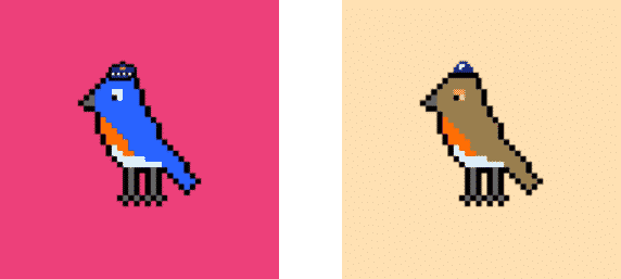 Bitcoin Birds #367 & #343 — Currently Going For 2,600 STX & 2,000 STX Respectively