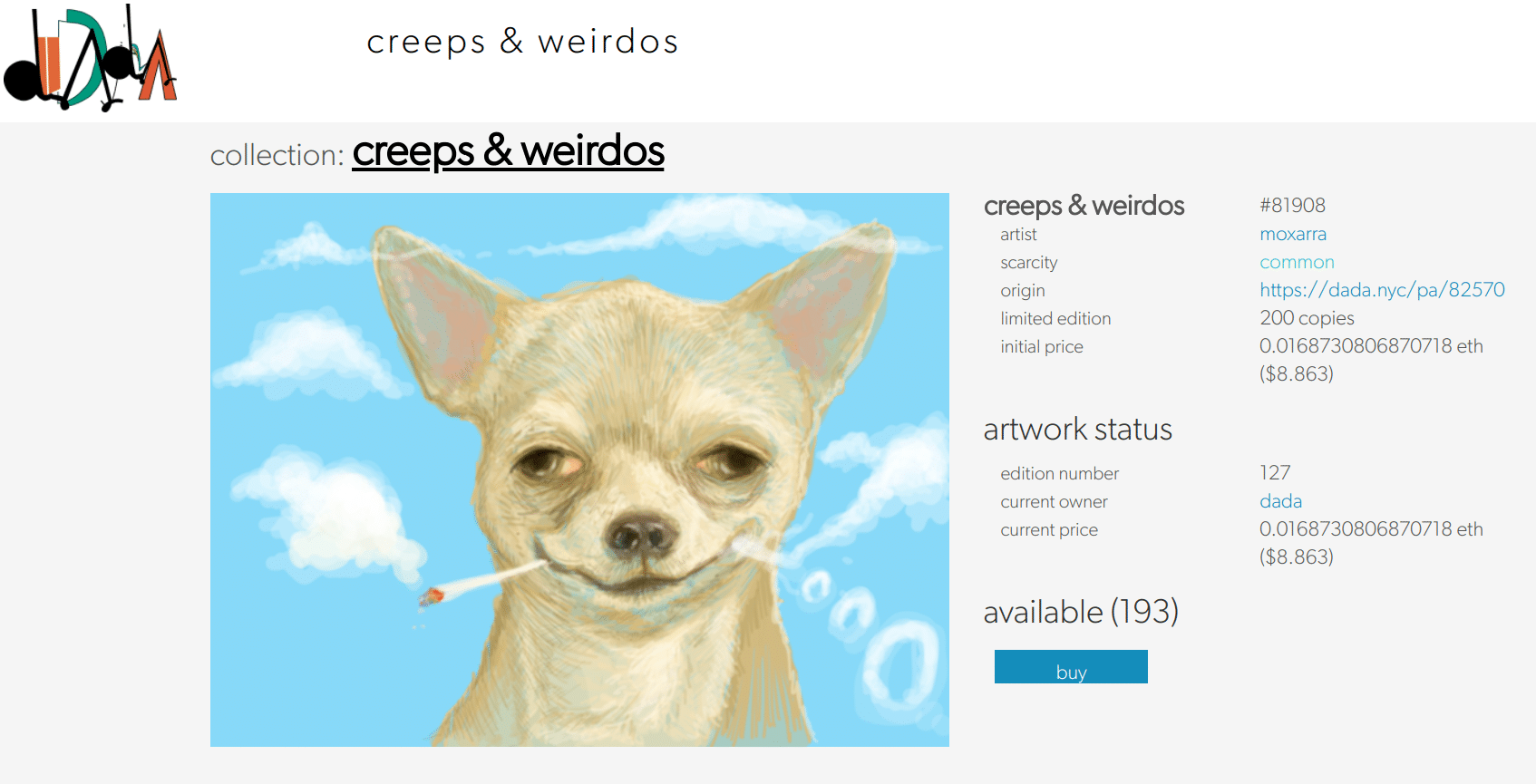 dada how to buy digital art