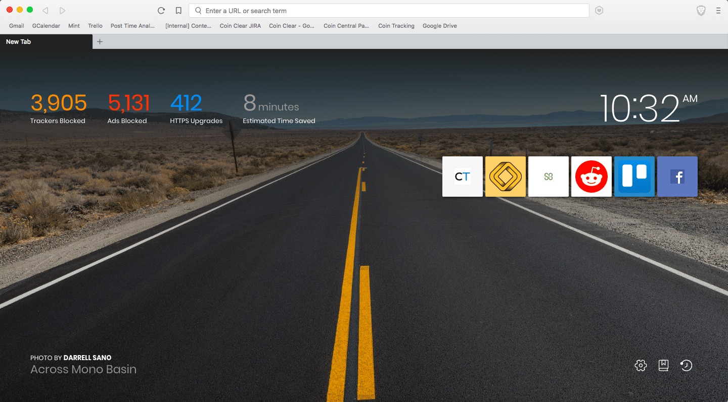 Brave Browser Homepage