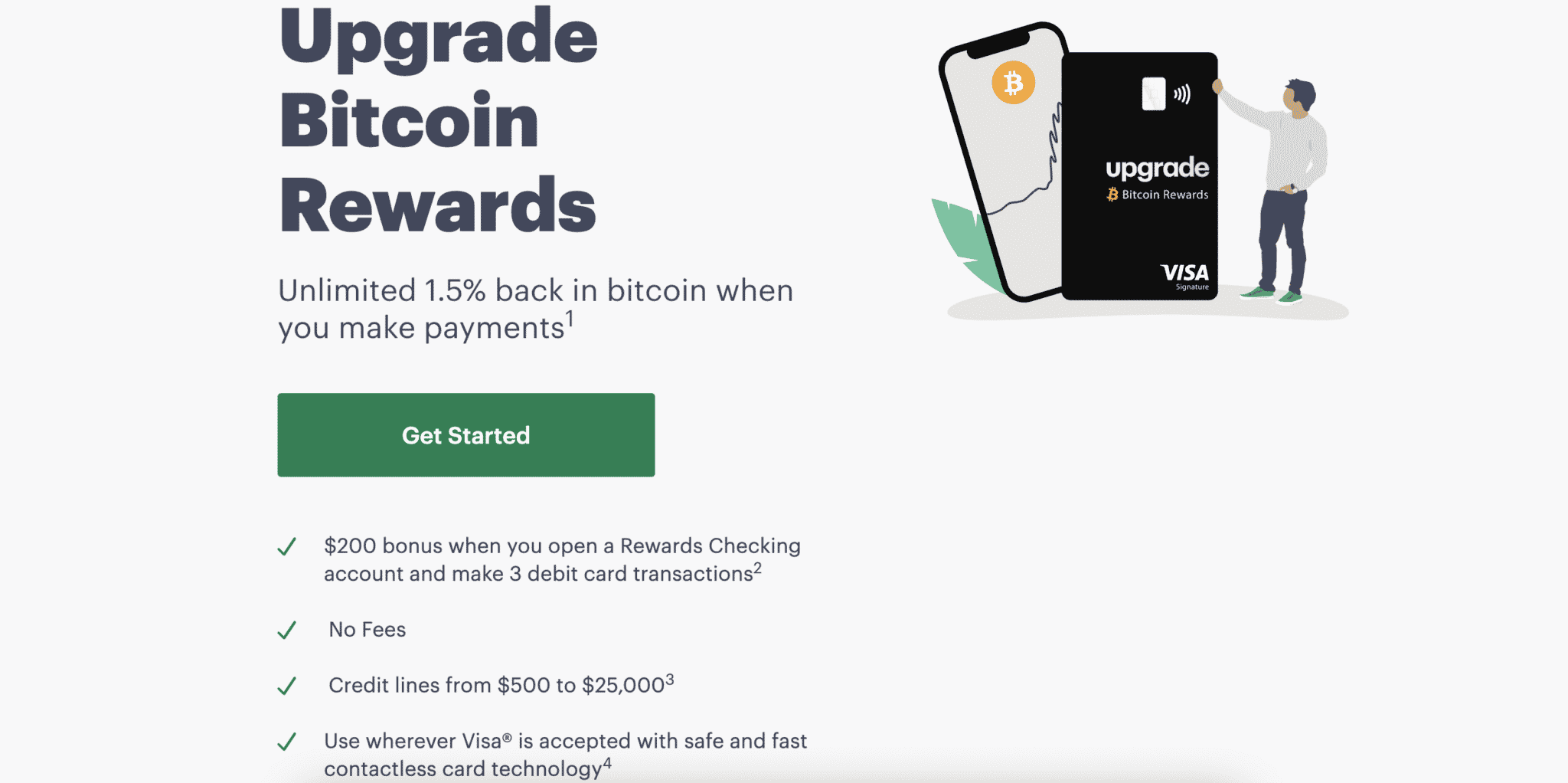 Upgrade Bitcoin Rewards Visa